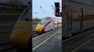 1406 - LNER Azuma 800109 departing Darlington for London Kings X - 14Apr26 #eastcoastmainline #lner