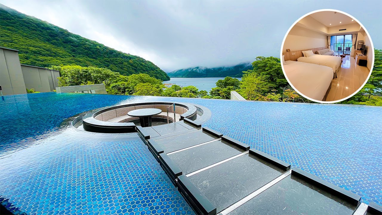 Пребывание в японском онсэн-рёкане с панорамным видом на озеро Аси | Hakone Ashinoko Hanaori