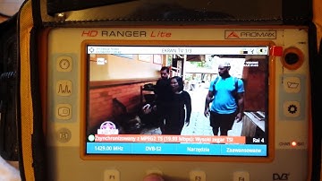 Promax Ranger HD Lite how to Measuring and decoding RAI multistream on Eutelsat 5W ACM modulation