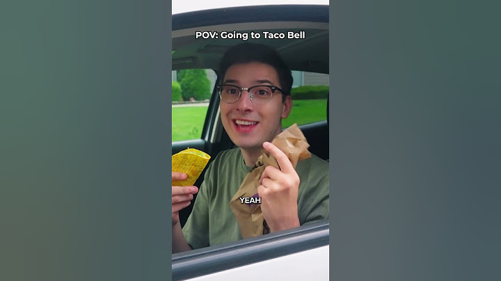 POV: Going to Taco Bell 😂