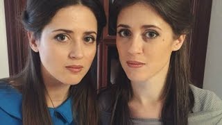 Actresses Twins Alexandra Ova And Polina Odintsova