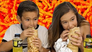 NEW Massive Monster Burrito Challenge Mukbang | Josh Darnit