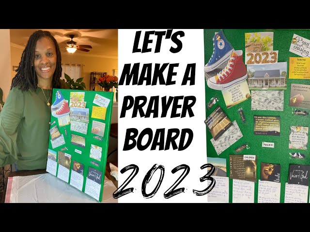 How to make a PRAYER board  tutorial, supplies, vision for prayer life 