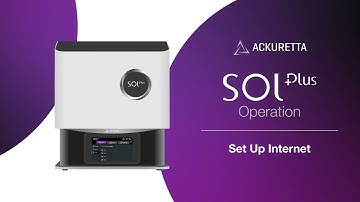 SOL Plus - Setting up a Network Connection