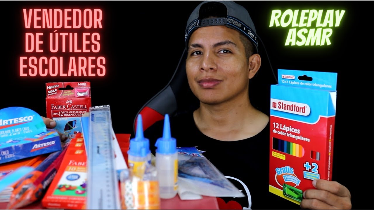 VENDEDOR DE ÚTILES ESCOLARES || ROLEPLAY ASMR