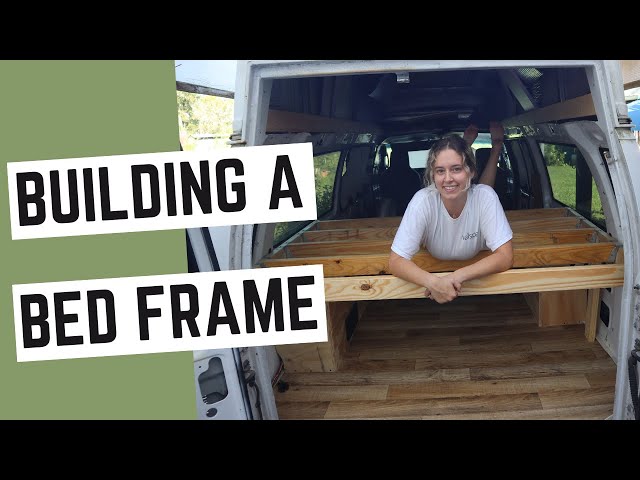 SUPER STRONG & SIMPLE IKEA CAMPERVAN BED  DIY Budget Van Hack - No  Experience Van Build 