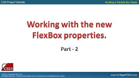 23002-The Flex Box Property - Part 2