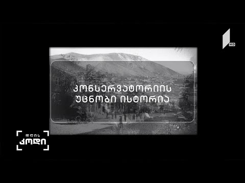 #დღისკოდი კონსერვატორიის უცნობი ისტორია - ავტორი: ანა აბაკელია