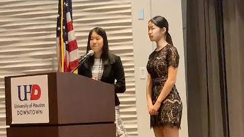 National Award Winner Shirley Zhu, Bellaire High S...
