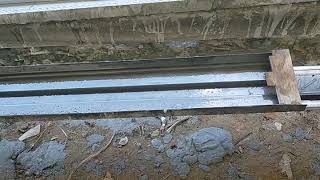 Membuat Frame Pintu Kongkrit Jimat Kos