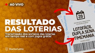 Resultados Lotofácil 2408 | Dupla Sena 2314 | Quina 5741 e outras (Loterias Caixa ao vivo) | 28/12