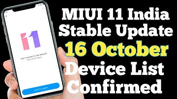 MIUI 11 India release Confirmed check your Device list, MIUI 11 Stable Update Release