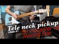 CLEAN: '51 Nocaster vs. Twisted Tele neck pickup (Fender Custom Shop ´52 Tele)