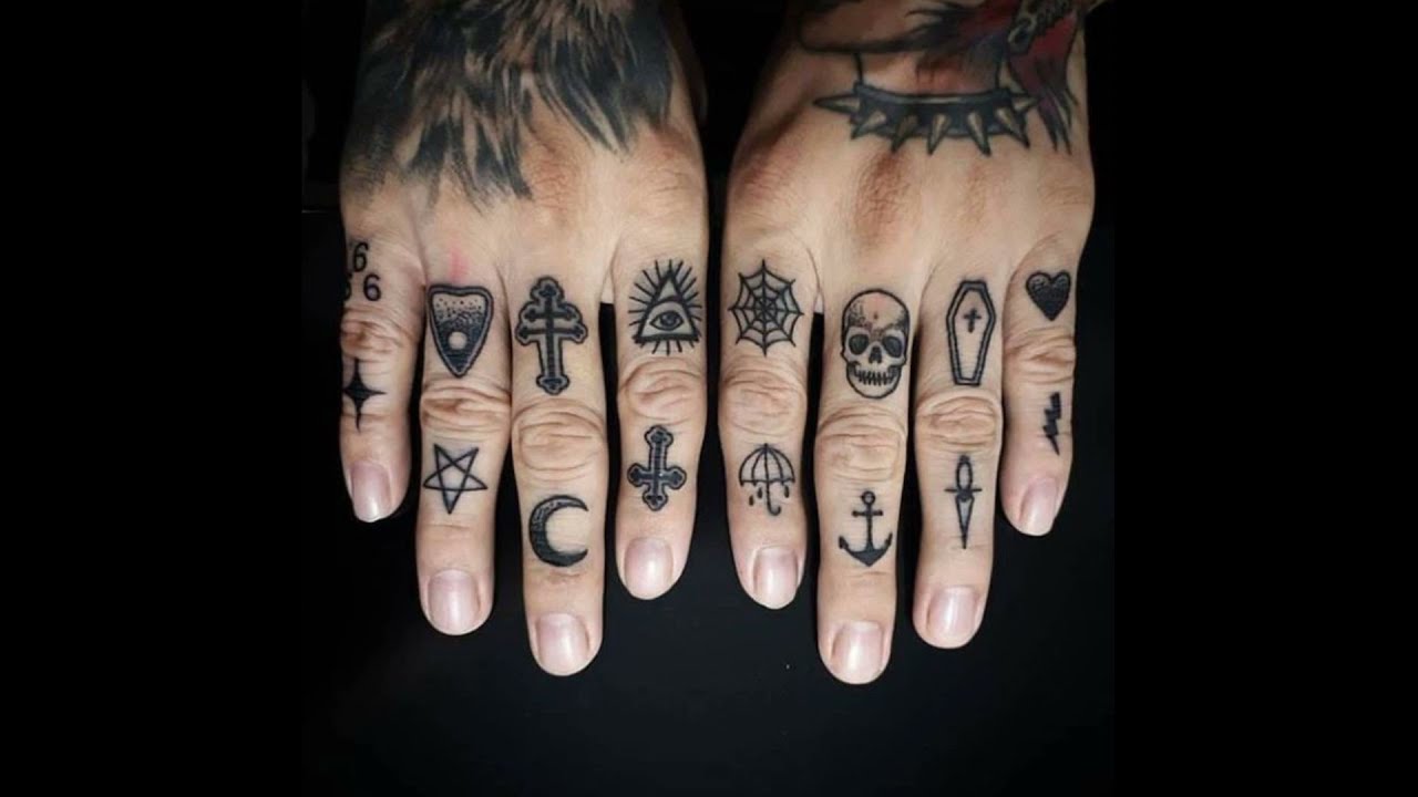 Small traditional finger tattoos  Tattoogridnet