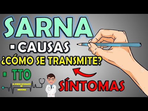 SARNA HUMANA | ESCABIOSIS ¿Cómo se contagia? Síntomas,Tratamiento 📝👨🏻‍⚕️SARCOPTES SCABIEI