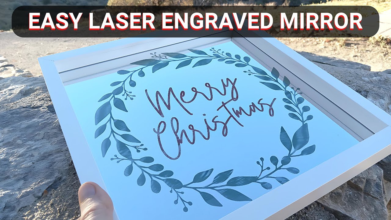 Каждый может это сделать! — Простое лазерное гравирование зеркала (шаг за шагом)