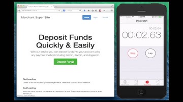 Customer Paying with Bitcoin to Fund Accounts Using the GoCoin Platform
