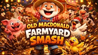 Farmyard Smash! 🐮🎶 Old MacDonald’s Farm Animal Band | Fun Kids Country Song
