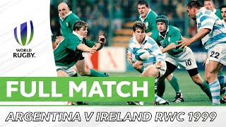 Rugby World Cup 1999 Quarter Final Play-Off: Argentina v Ireland