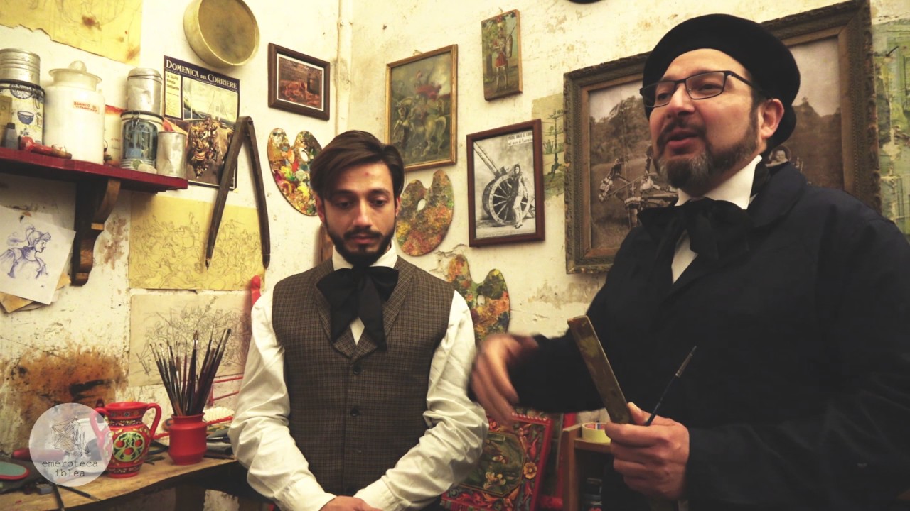La bottega del maestro pittore dei carretti | Emeroteca Iblea