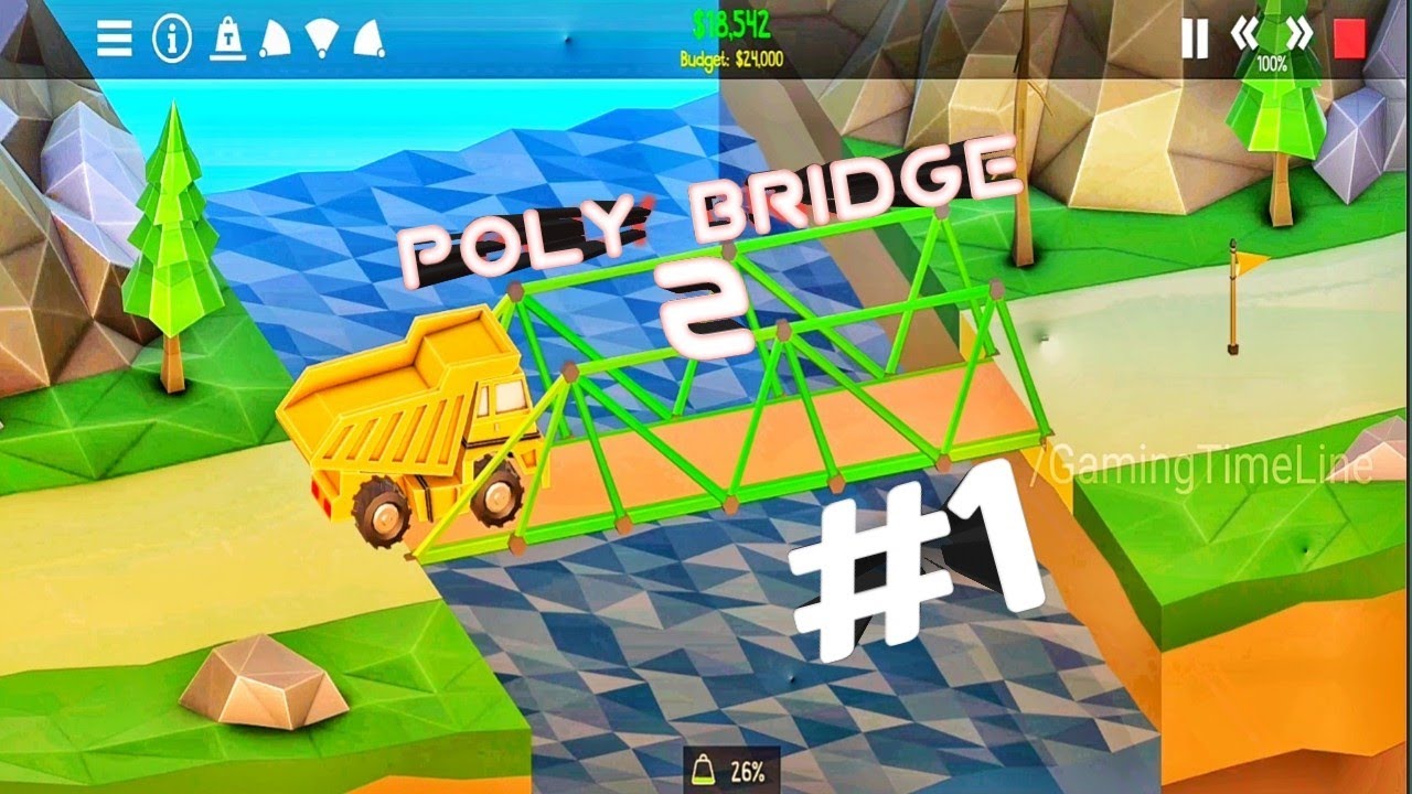 Poly Bridge 2 GamePlay Android (Hindi) #1 