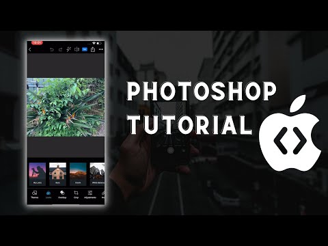 Adobe Photoshop Express 튜토리얼 iOS(2021) | 전체 튜토리얼