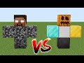 BEDROCK HEROBRINE vs All New Golems - Battle Minecraft Mobs
