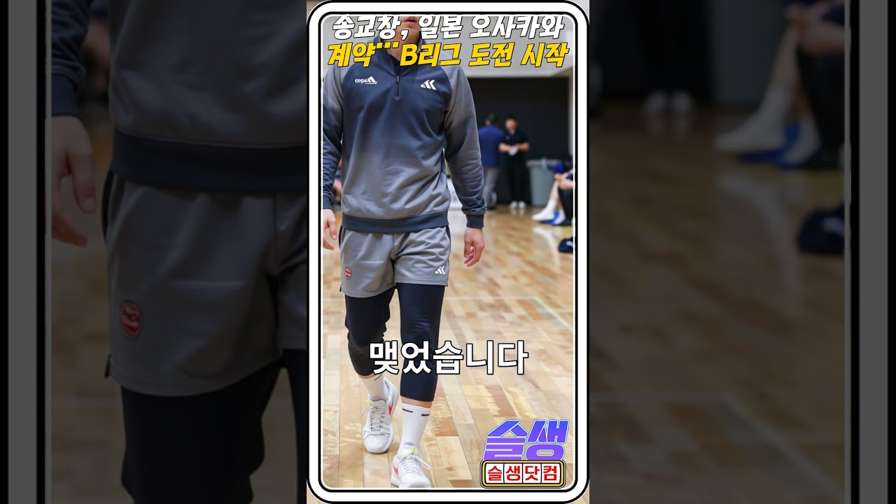 송교창, 일본 B리그 오사카 에베사와 계약 체결