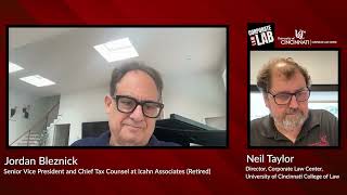 Deal‑Making Blueprint: Jordan Bleznick The Creative Tax Strategies Behind Carl Icahn’s Empire -Video
Corporate Law Lab host Neil Taylor sits down with Jordan Bleznick, the outstanding tax lawyer whose almost forty-year professional relationship with renowned activist investor Carl Icahn included serving as Senior Vice President and Chief Tax Counsel for various Icahn entities from 2002 to 2023. Jordan shares stories from his Cincinnati upbringing, explains how he became Carl Icahn’s trusted advisor, and offers insights into structuring complex transactions.
This conversation explores why Icahn—founder and controlling shareholder of Icahn Enterprises—is regarded as one of Wall Street’s most successful investors and a pioneer of activist investing. In the 1980s Icahn was often called a “corporate raider,” but Jordan explains Carls unique and relentless approach to activist investing, which often resulted in his acquisition of controlling interests in companies. Carl viewed tax planning as an indispensable component of maximizing his after-tax investment return. He gave Jordan unusual latitude to structure transactions to be more tax efficient (sometimes to the dismay of the CEO and other senior officers of the company).
There’s so much to unpack that this episode has been split into multiple parts—this is Part 1. Tune in now and enjoy! Deal‑Making Blueprint: Jordan Bleznick The Creative Tax Strategies Behind Carl Icahn’s Empire -Video