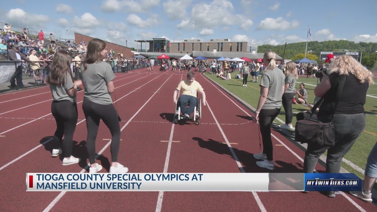 Athletes compete at CU-Mansfield in the Tioga County Special Olympics ...