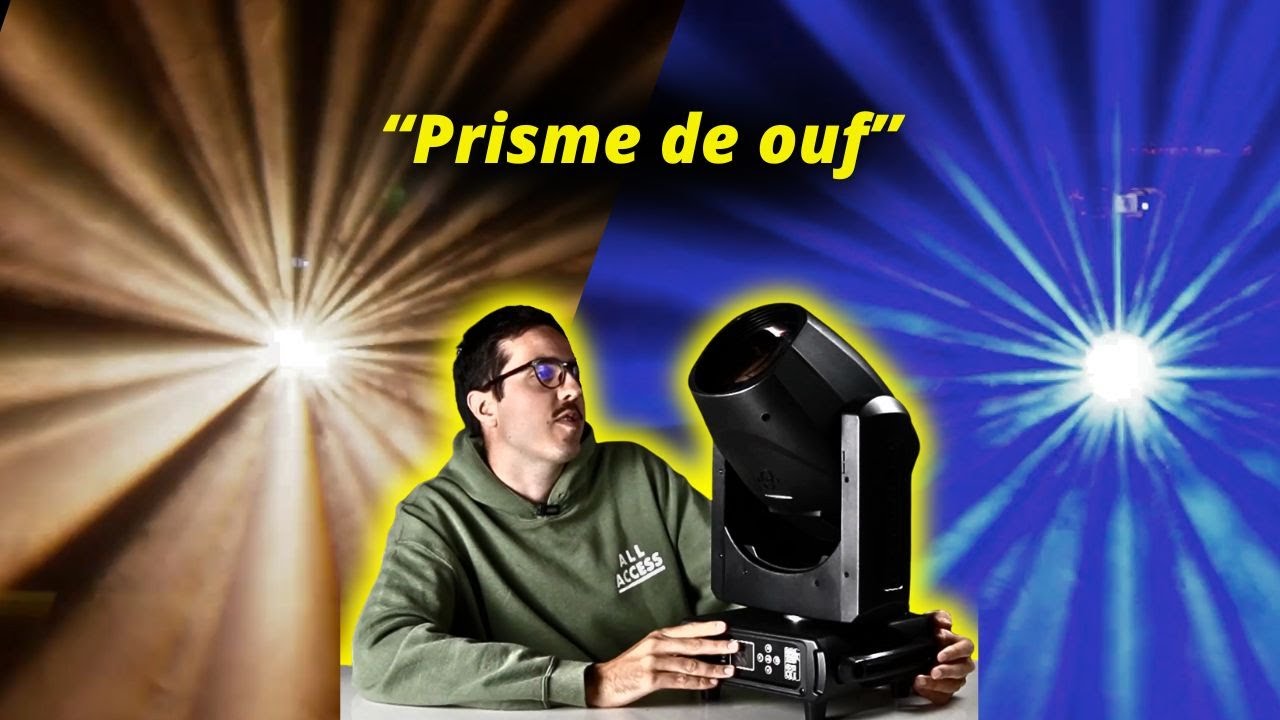 Une lyre Beam 295w avec un prisme et des gobos de fou ! (Review & Unboxing Betopper LB295)