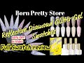 @BORN PRETTY Reflective Diamond Glitter Gel Swatch Review / Epic Glitter gel polish/ gel nails