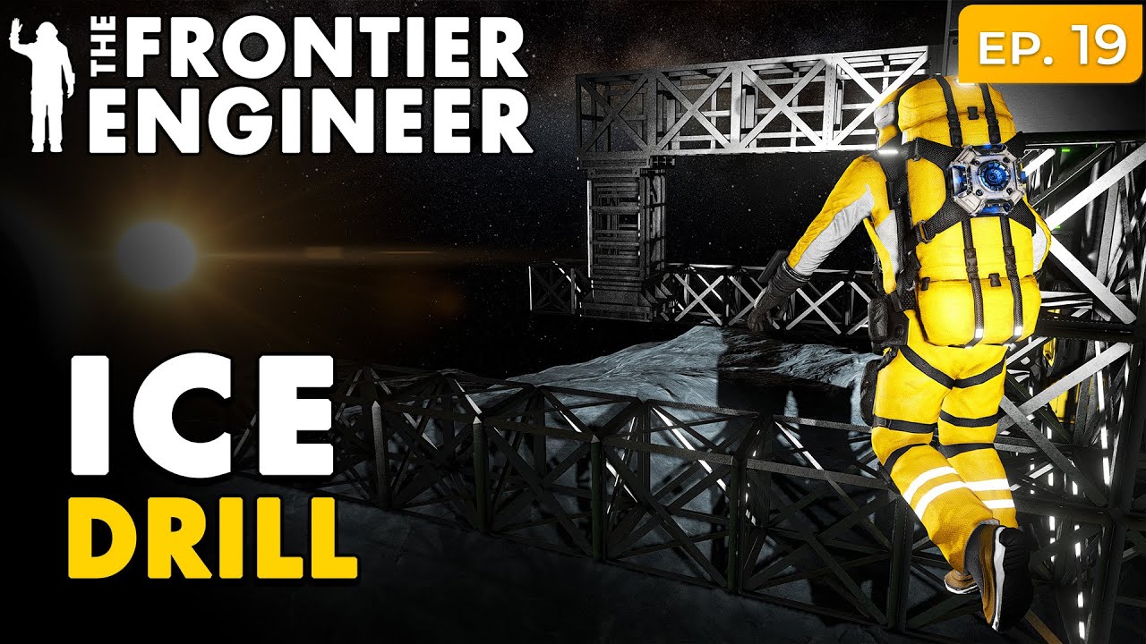 Building the Ice Mining Rig | Space Engineers – The Frontier Engineer Ep. 19