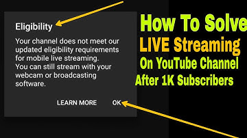 How to enable LIVE Streaming On YouTube Channel After 1K Subscribers | LIVE Streaming Problem Solved