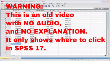 Video 10 MA Trend and forecast (no audio)