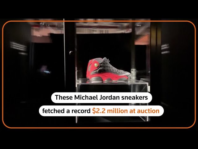 Michael Jordan signed game-used sneakers set record at auction