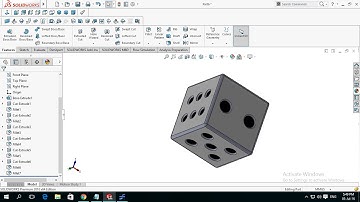 Modeling Dice, SolidWorks Tutorial