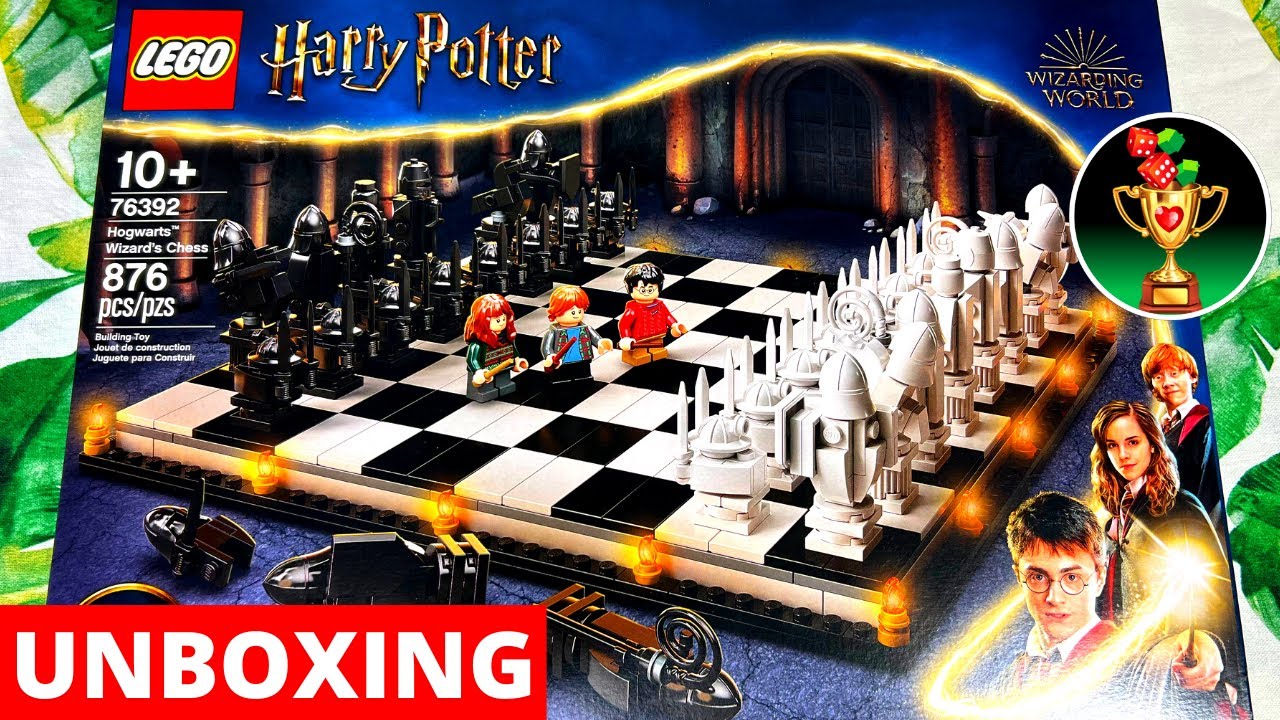 Lego-harry potter, hogwarts, xadrez mágico, distribuidor europeu, 76392 -  AliExpress