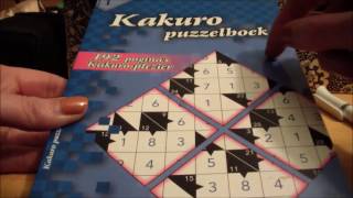 Teaching you how to do Kakuro puzzles - ASMR Soft Spoken