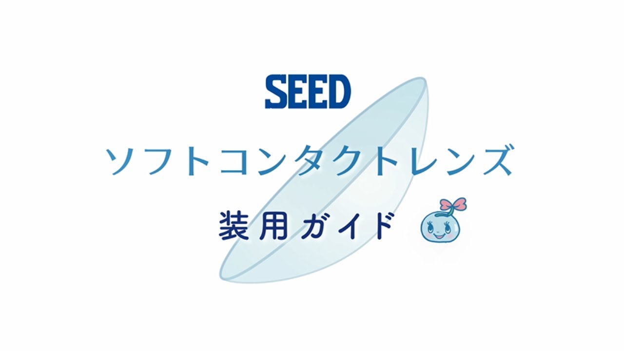 コンタクトレンズの正しい使い方 はじめてのコンタクト コンタクトレンズのシード Seed