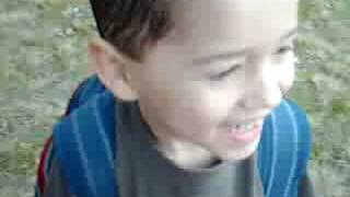 Trevor's first day of Kindergarten!