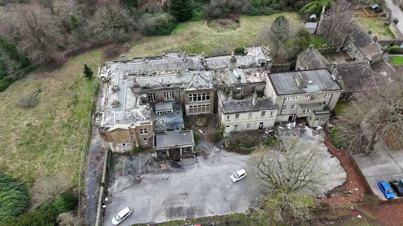 Abandoned St Ives Nursing Home | Drone Footage Over Harden, West Yorkshire