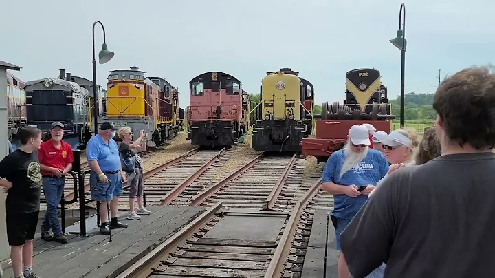 A Trip Around the Age of Steam Roundhouse Turntable.