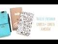 Traveler's Notebook - Carpeta + libreta a medida - TUTORIAL DIY