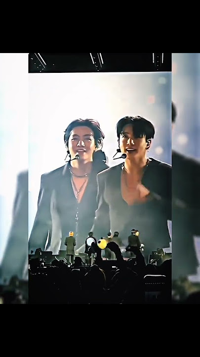 Taekook on big screen 🔥🔥.. Power couple 💖✨#taekook