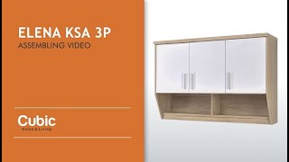 Cubic Kitchen Set Atas Minimalis - Rak Gantung Dapur - ELENA KSA 3P