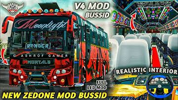New Zedone V4 Bus Mod For Bus Simulator Indonesia💥New Zedone Mod For Bussid | New Bus Mod #bussidmod