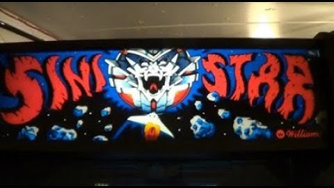 SINISTAR ARCADE VIDEO GAME - BY WILLIAMS 1983