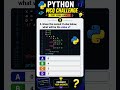 Python Interview Questions Series Ques - 4. #shorts #ytshorts