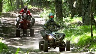 Riding the Rocks at Embarrass River ATV Park